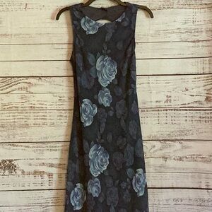 Beautiful floral blue dress size 8